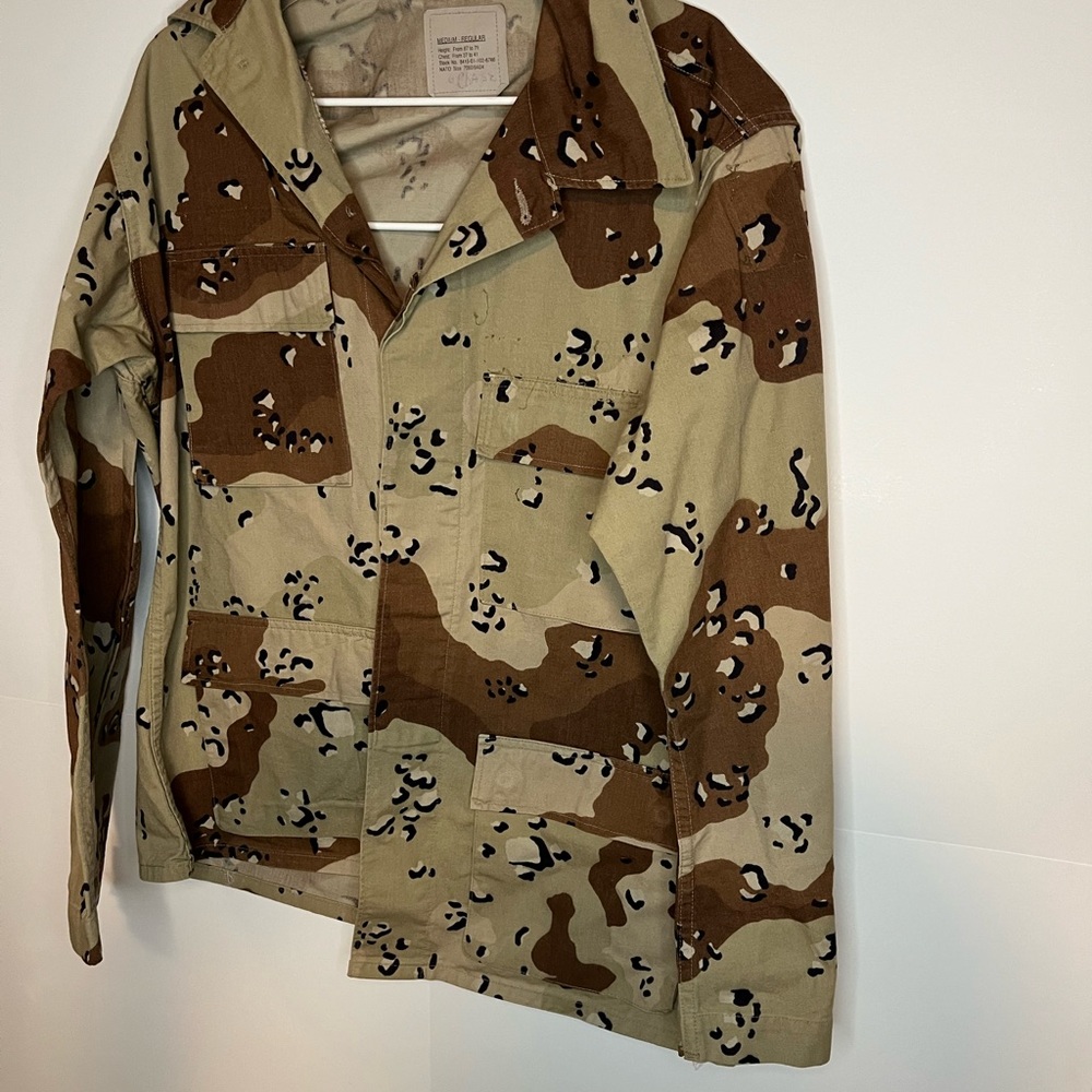 Men's Choco Chip Desert Camouflage Jacket